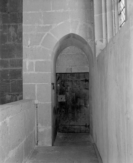 Entrée de l'ancien trésor. © Région Bourgogne-Franche-Comté, Inventaire du patrimoine