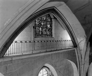 Coursière haute au revers de la façade. © Région Bourgogne-Franche-Comté, Inventaire du patrimoine