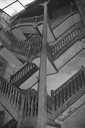 Immeuble : détail de l'escalier sur cour : de trois quarts droit. © Région Bourgogne-Franche-Comté, Inventaire du patrimoine