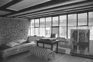 Immeuble, intérieur : détail d'un ancien atelier d'horloger, dans la surélévation du bâtiment sur rue. © Région Bourgogne-Franche-Comté, Inventaire du patrimoine