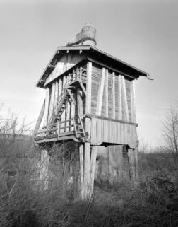 Silo à sciure. © Région Bourgogne-Franche-Comté, Inventaire du patrimoine