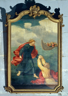 La Marche de saint Pierre sur les eaux. © Région Bourgogne-Franche-Comté, Inventaire du patrimoine