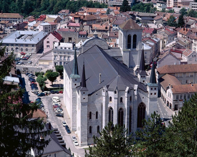 Vue générale de l'église depuis le sud-est. © Région Bourgogne-Franche-Comté, Inventaire du patrimoine