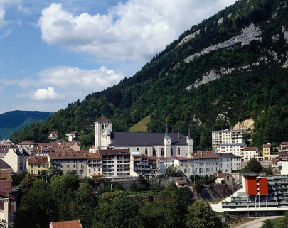 Vue générale de l'église depuis le cimetière. © Région Bourgogne-Franche-Comté, Inventaire du patrimoine