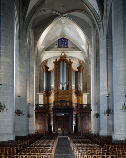 Vue du vaisseau central depuis l'est. © Région Bourgogne-Franche-Comté, Inventaire du patrimoine