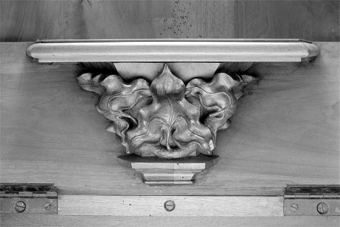 Miséricorde de la douzième stalle basse. © Région Bourgogne-Franche-Comté, Inventaire du patrimoine