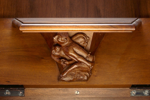 Miséricorde de la quinzième stalle basse. © Région Bourgogne-Franche-Comté, Inventaire du patrimoine