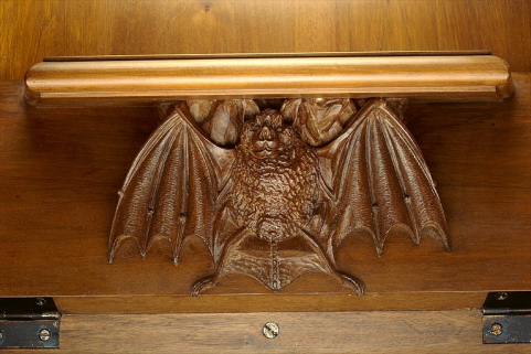 Miséricorde de la cinquième stalle haute. © Région Bourgogne-Franche-Comté, Inventaire du patrimoine