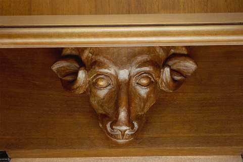 Miséricorde de la neuvième stalle haute. © Région Bourgogne-Franche-Comté, Inventaire du patrimoine