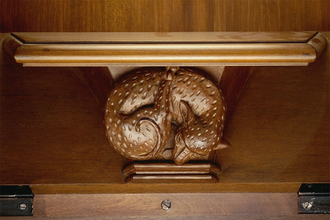 Miséricorde de la quinzième stalle haute. © Région Bourgogne-Franche-Comté, Inventaire du patrimoine