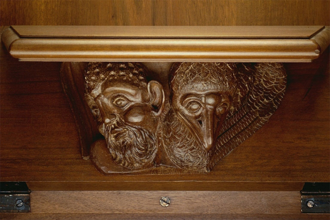 Miséricorde de la quatorzième stalle haute. © Région Bourgogne-Franche-Comté, Inventaire du patrimoine