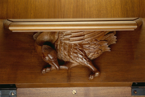 Miséricorde de la quatrième stalle haute. © Région Bourgogne-Franche-Comté, Inventaire du patrimoine