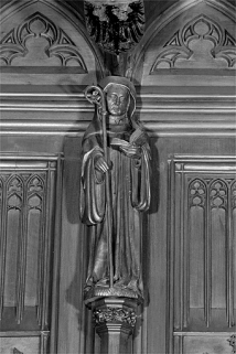 Vue de la dix-neuvième statuette interdorsale. © Région Bourgogne-Franche-Comté, Inventaire du patrimoine