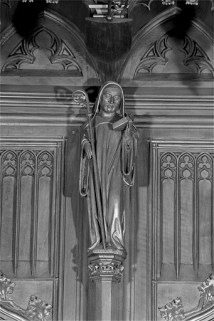 Vue de la onzième statuette interdorsale. © Région Bourgogne-Franche-Comté, Inventaire du patrimoine