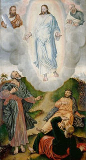 Panneau 4 recto : la Transfiguration. © Région Bourgogne-Franche-Comté, Inventaire du patrimoine