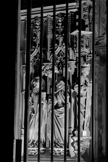 Première jouée haute : saint Pierre et saint Paul. © Région Bourgogne-Franche-Comté, Inventaire du patrimoine