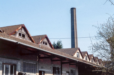 Magasins industriels et quai couvert depuis le sud-ouest. © Région Bourgogne-Franche-Comté, Inventaire du patrimoine