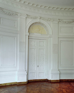 Intérieur : le salon ovale, détail des lambris. © Région Bourgogne-Franche-Comté, Inventaire du patrimoine