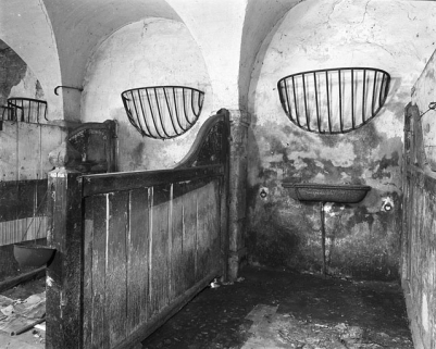 Ecurie : détail d'une stalle. © Région Bourgogne-Franche-Comté, Inventaire du patrimoine