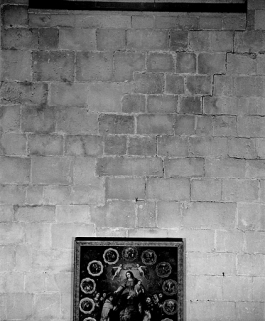 Détail du parement du revers de la façade au nord. © Région Bourgogne-Franche-Comté, Inventaire du patrimoine