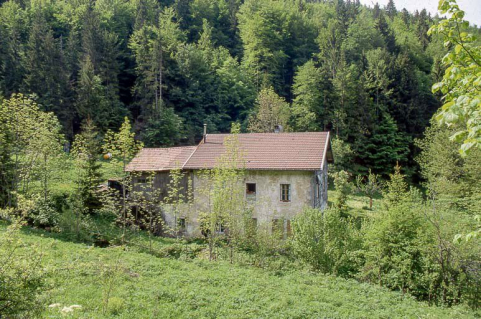 Façade postérieure, vue éloignée. © Région Bourgogne-Franche-Comté, Inventaire du patrimoine Façade postérieure, vue éloignée. © Région Bourgogne-Franche-Comté, Inventaire du patrimoine