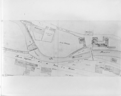 Plan relatif à la demande en date de ce jour des s.s. Cochet frères, négociants à Morez, présenté par eux soussignés [détail]. © Région Bourgogne-Franche-Comté, Inventaire du patrimoine
