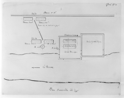 Plan d'ensemble. © Région Bourgogne-Franche-Comté, Inventaire du patrimoine Plan d'ensemble. © Région Bourgogne-Franche-Comté, Inventaire du patrimoine