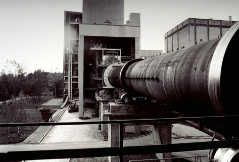 Four rotatif Polysius. © Région Bourgogne-Franche-Comté, Inventaire du patrimoine