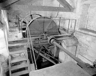 Système de transmissions de la turbine Kaplan. © Région Bourgogne-Franche-Comté, Inventaire du patrimoine