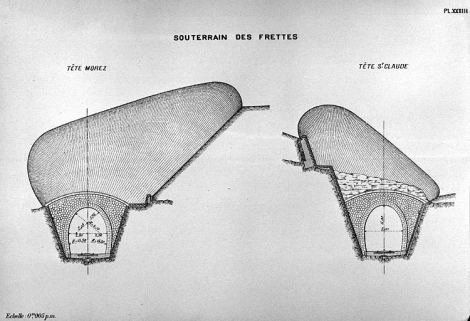 Souterrain des Frettes. Tête Morez [et] Tête St Claude, [1919]. © Région Bourgogne-Franche-Comté, Inventaire du patrimoine
