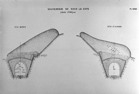 Souterrain de Sous la Côte. Tête Morez [et] Tête St Claude, [1919]. © Région Bourgogne-Franche-Comté, Inventaire du patrimoine