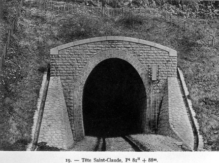Souterrain de la Gouille aux Cerfs. Tête Saint-Claude, [1919]. © Région Bourgogne-Franche-Comté, Inventaire du patrimoine
