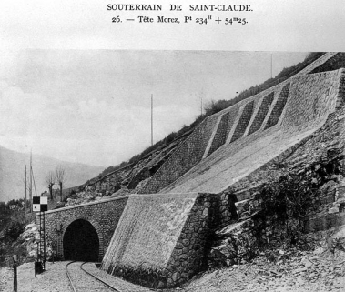 Souterrain de Saint-Claude. Tête Morez, [1919]. © Région Bourgogne-Franche-Comté, Inventaire du patrimoine