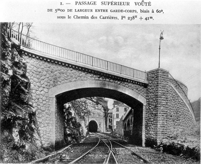 Passage supérieur voûté [...] Pt 238 H + 41 m, [1919]. © Région Bourgogne-Franche-Comté, Inventaire du patrimoine