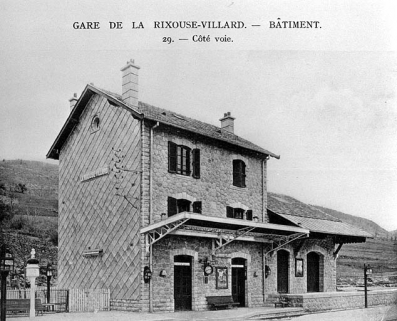 Bâtiment. - Côté voie, [1919]. © Région Bourgogne-Franche-Comté, Inventaire du patrimoine