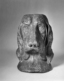 Tête de chien. © Région Bourgogne-Franche-Comté, Inventaire du patrimoine