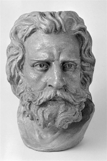 Figure d'homme, d'après le personnage central du Départ des volontaires de 1792 par François Rude. © Région Bourgogne-Franche-Comté, Inventaire du patrimoine