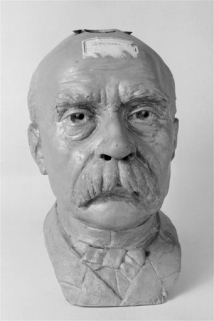 Georges Clémenceau. Matériau : Zamak. Hauteur : 30 cm. © Région Bourgogne-Franche-Comté, Inventaire du patrimoine