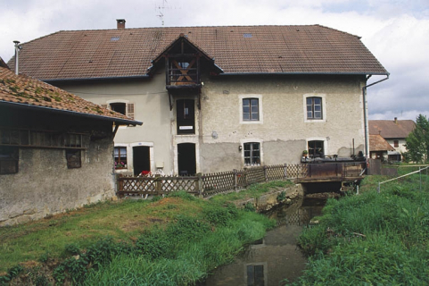 Façade antérieure de la minoterie. © Région Bourgogne-Franche-Comté, Inventaire du patrimoine