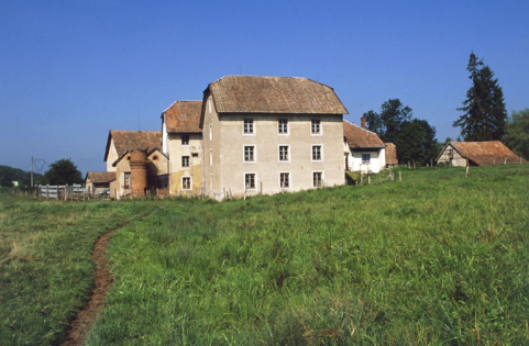 Vue d'ensemble depuis le sud. © Région Bourgogne-Franche-Comté, Inventaire du patrimoine