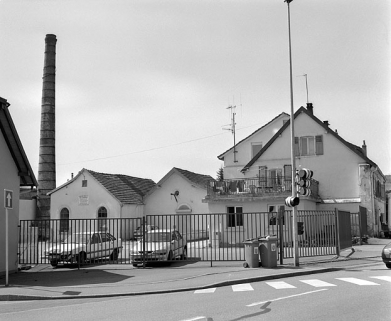 Pignons est des ateliers de fabrication. © Région Bourgogne-Franche-Comté, Inventaire du patrimoine