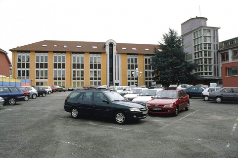 Façade ouest de l'atelier depuis la cour. © Région Bourgogne-Franche-Comté, Inventaire du patrimoine