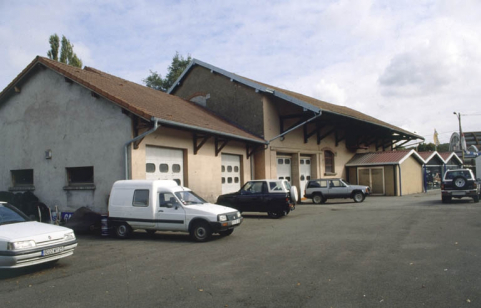 Magasin industriel depuis la cour. © Région Bourgogne-Franche-Comté, Inventaire du patrimoine