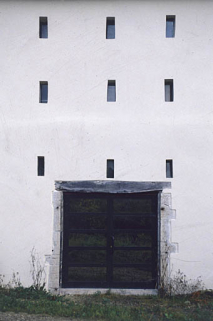 Détail de la façade nord de l'ancienne halle à charbon. © Région Bourgogne-Franche-Comté, Inventaire du patrimoine Détail de la façade nord de l'ancienne halle à charbon. © Région Bourgogne-Franche-Comté, Inventaire du patrimoine