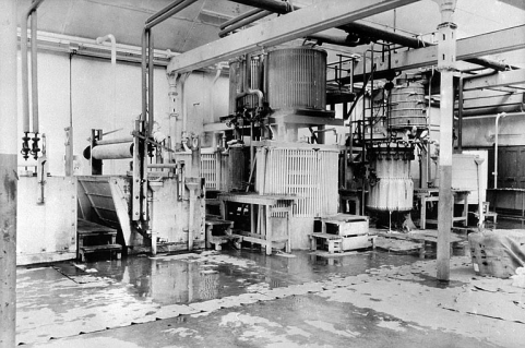 Intérieur de l'atelier de teinturerie. © Région Bourgogne-Franche-Comté, Inventaire du patrimoine