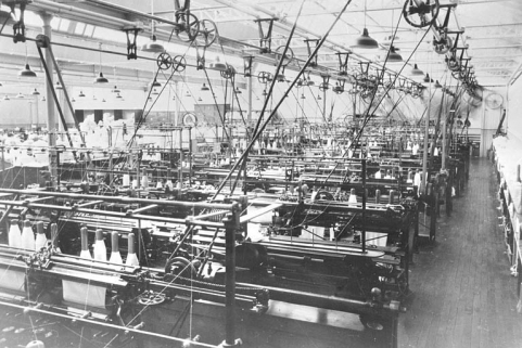 Atelier des machines à tricoter. © Région Bourgogne-Franche-Comté, Inventaire du patrimoine