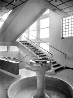 Vue intérieure du nouvel escalier. © Région Bourgogne-Franche-Comté, Inventaire du patrimoine