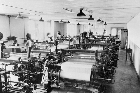 Atelier de tissage. © Région Bourgogne-Franche-Comté, Inventaire du patrimoine