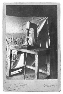 Exemple de machine à marquer du constructeur mécanicien Lizon. © Région Bourgogne-Franche-Comté, Inventaire du patrimoine