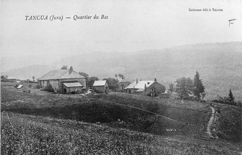 Tancua (Jura) - Quartier du Bas. © Région Bourgogne-Franche-Comté, Inventaire du patrimoine